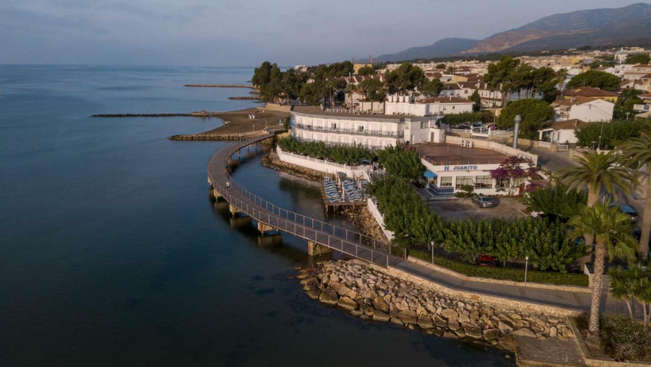 Hotel Restaurant Juanito Platja Sant Carlos de la Ràpita Exterior foto